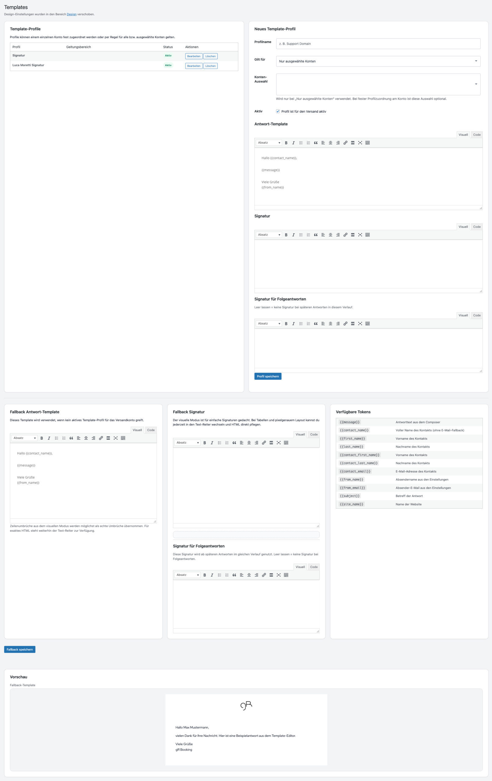 gR-Mail-Templates